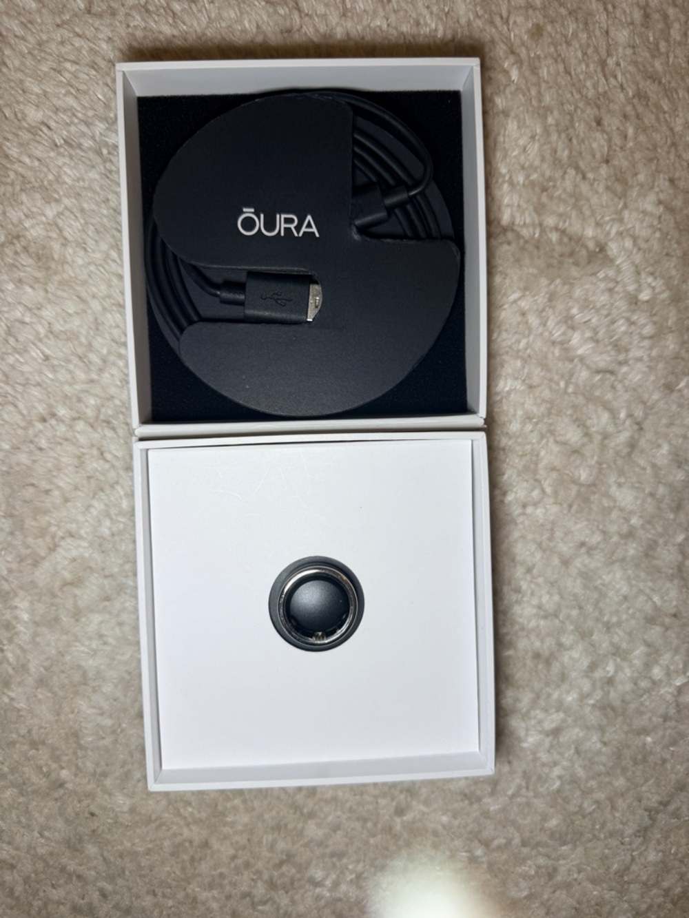Oura Ring Charger and Dock - Silver